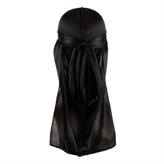 Durag Bandana Uzun Kuyruklu Renk Siyah