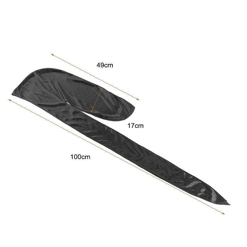 Saten Kumaş Durag Bandana Uzun Kuyruklu Renk Kırmızı