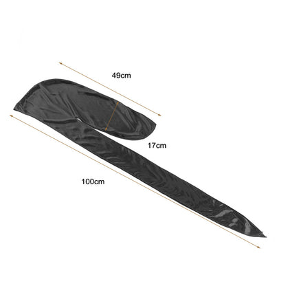 Saten Kumaş Durag Bandana Uzun Kuyruklu Renk Kırmızı