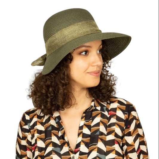 Ütülenebilir Yıkanabilir Puantiyeli Lora Vizör Hasır Şapka Plaj Şapkası.kadın Hasır Şapka
