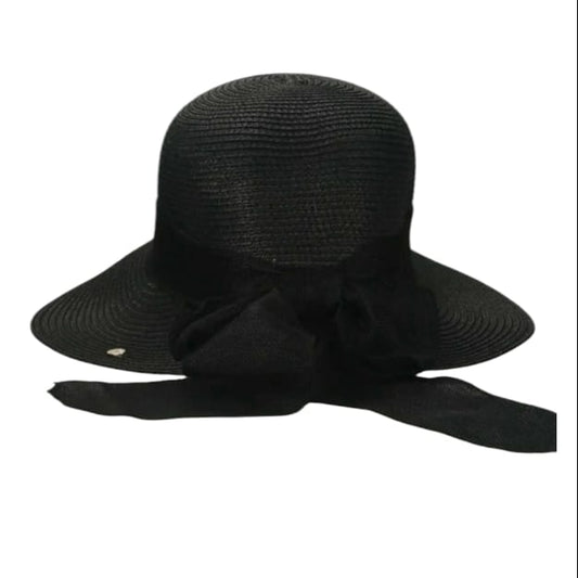 Ütülenebilir Yıkanabilir Puantiyeli Lora Vizör Hasır Şapka Plaj Şapkası.kadın Hasır Şapka