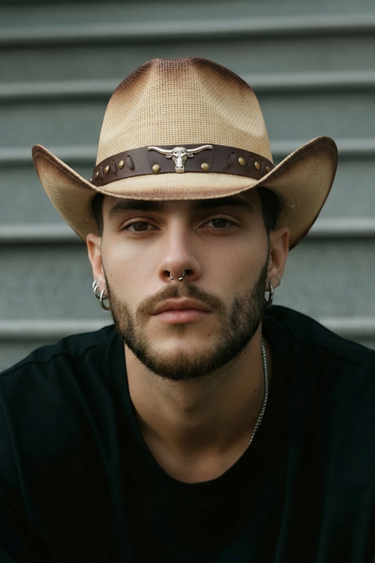 Unisex Yazlık Kovboy Şapkası , Erkek Fötr Şapka , Kadın Şapka