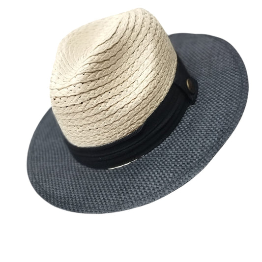 Çift Renkli Ünisex Hasır Fötr Şapka